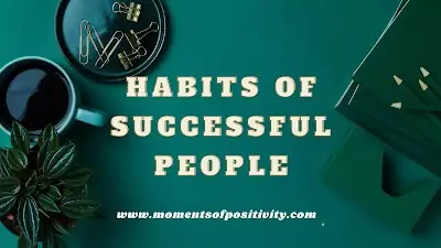 Habits Of Successful People
