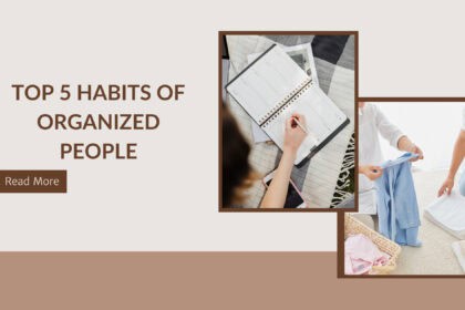 Thoughtful planner with organized habits for productivity and positivity.