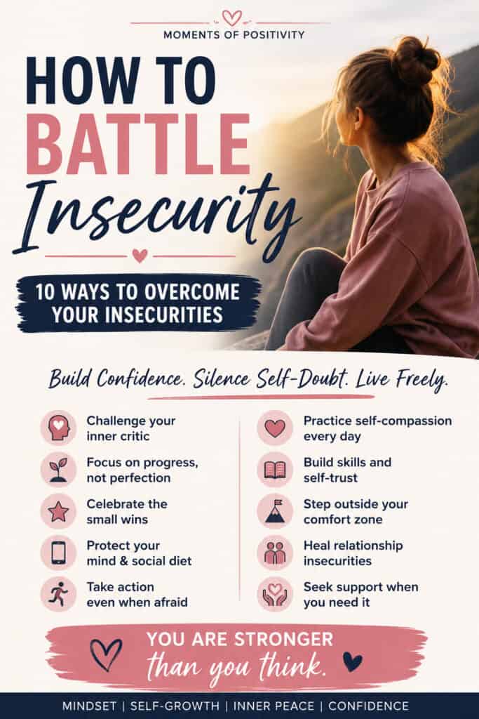 How to battle insecurity with 10 effective strategies for self-confidence and inner peace.
