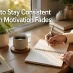 How to Stay Consistent When Motivation Fades