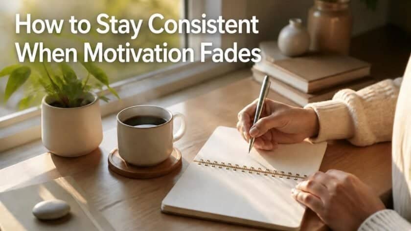 How to Stay Consistent When Motivation Fades